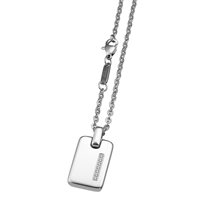 Collar Zancan Hombre Hi Teck in Acero Zaffiro EHC054 - EHC054